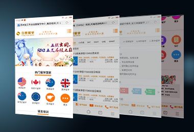 手機(jī)網(wǎng)站建設(shè)案例-立朗出國
